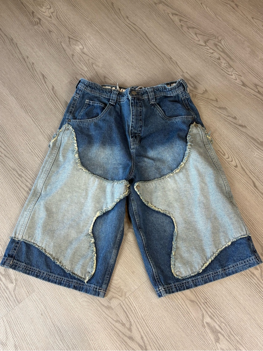ALAB CHAIN StarBlue Denim Jean Shorts
